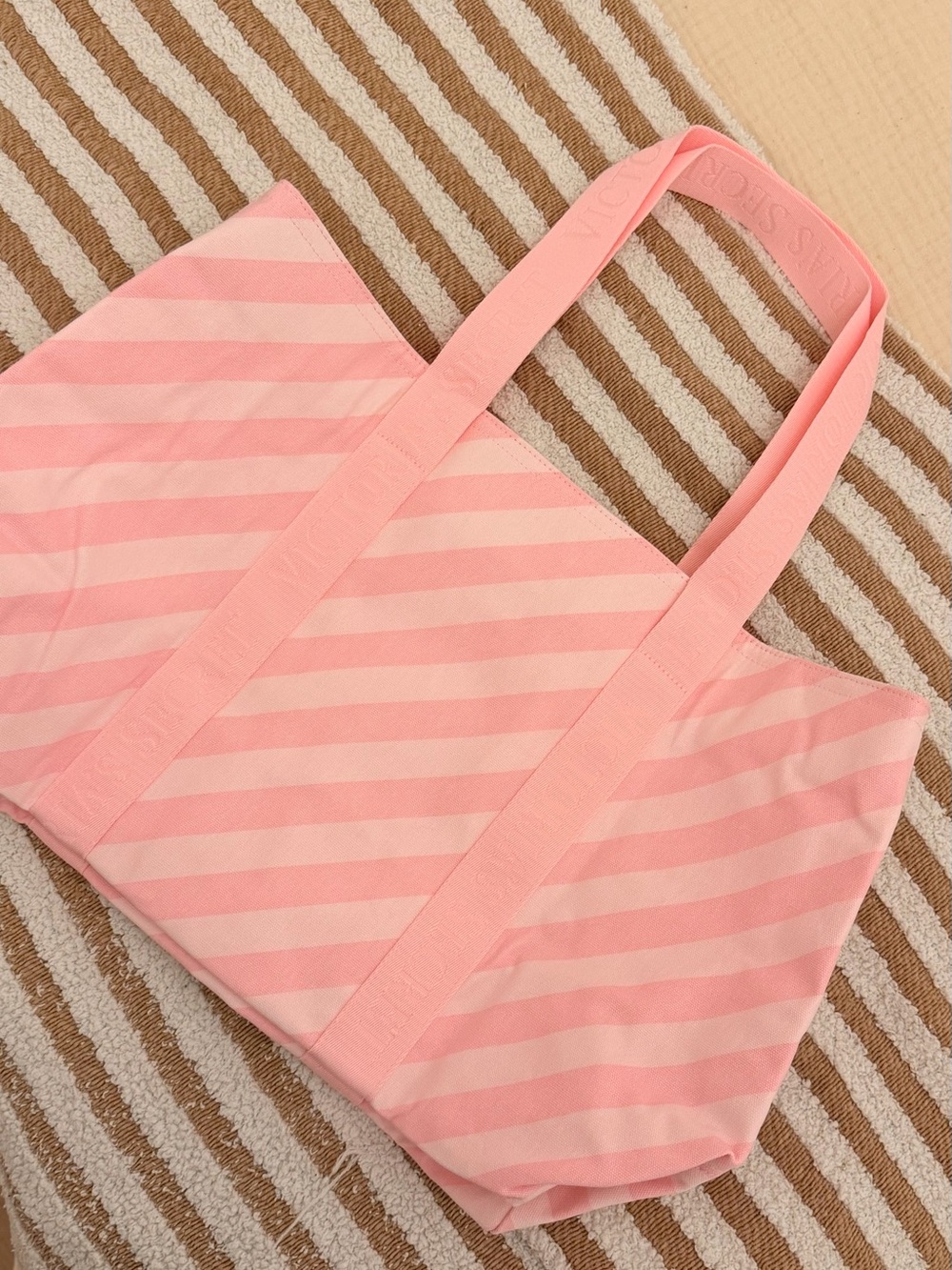 Victoria’s Secret Pink Striped Bag